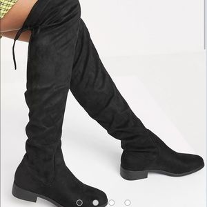 Pimkie faux suede knee high boots